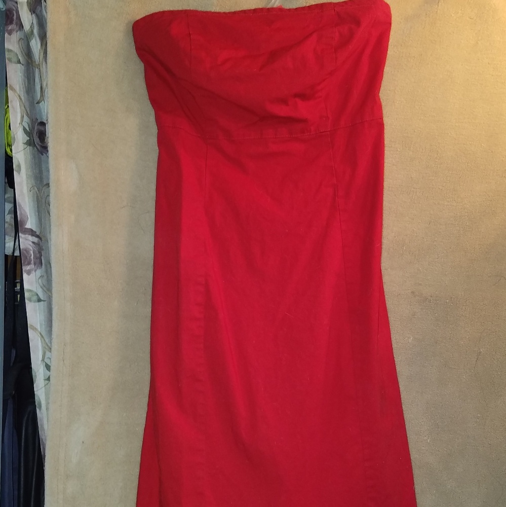 Red dress